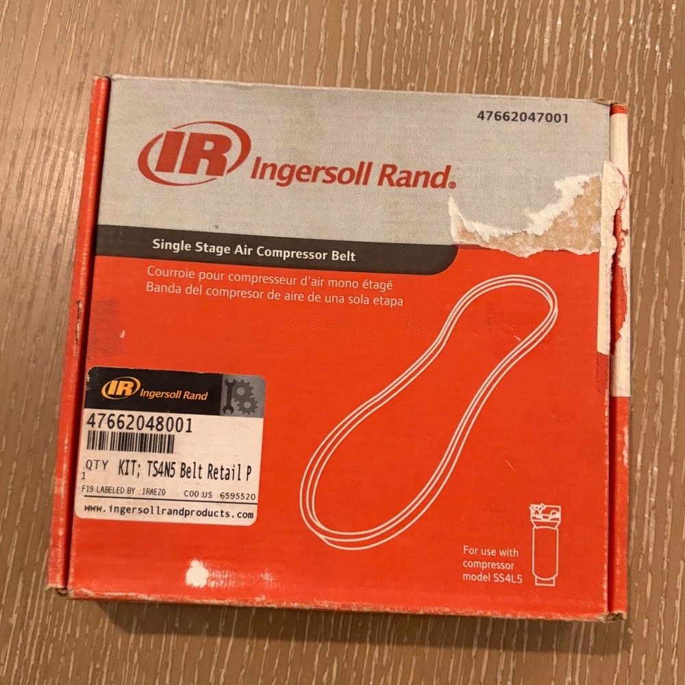 Ingersoll Rand 47662047001 Single‎ Stage Air Compressor Belt Lot of 2 SS4L5 A-51